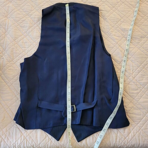 Vintage Blue Pinstripe 3pc Suit by JCPenney - 38R - Picture 8 of 16